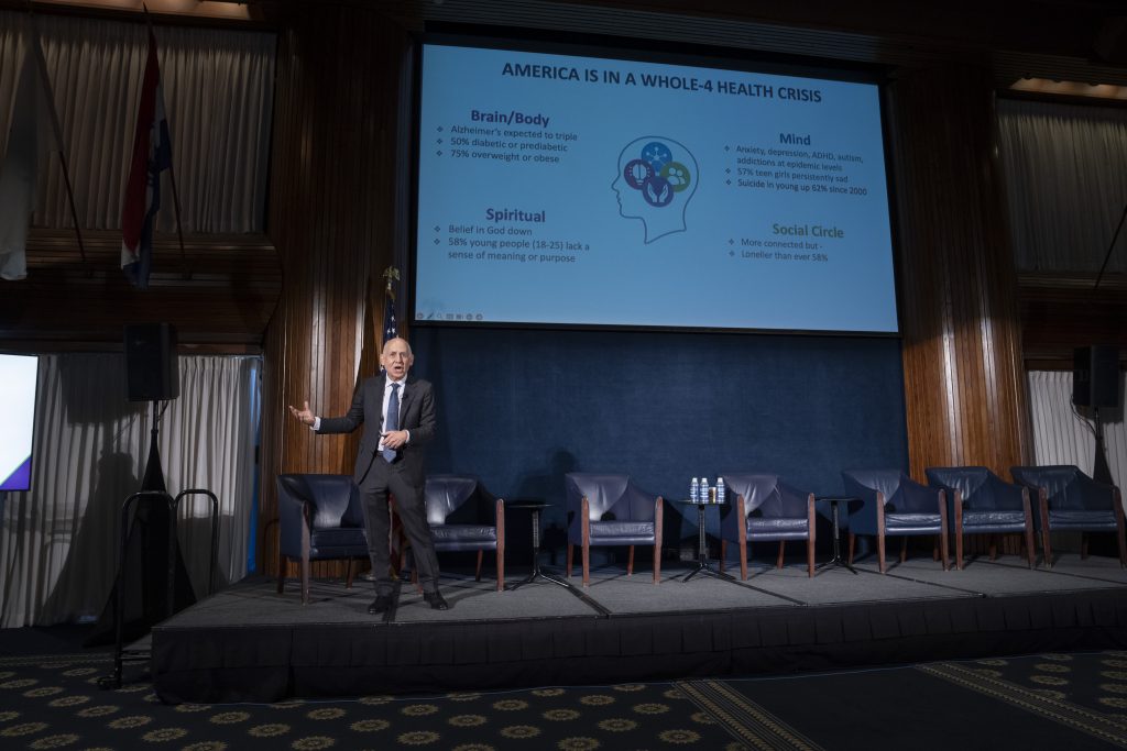February 2, 2026 - Washington, DC, USA: Healthsperien Action for Progress transforming behavioral health conference at the National Press Club, with HHS Secretary Robert F. Kennedy, Jr., and CMS Administrator Mehmet Oz.  Photo by Ian Wagreich / © CapitolHillPhoto.com